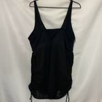 Cacique SWIM BY  WO SIZE 22 BLACK ONE PIECE SWIMSUIT ADJ STRAPS MESH LOOK OVERLAY Photo 12