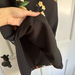 NWT Cara Cara Davis dress in black pressed flower Size 00 Photo 4