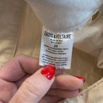 Zadig & Voltaire  Cream Color Ankle Cropped Jeans Photo 3