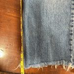 Free People  We the Free Button Fly Wide Leg Raw Hem Cropped Jeans Photo 10