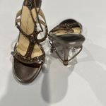 Veronica M Women's Veronica Pewter Sandals Heels Limited Edition - Size‎ 8. Photo 3