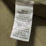 Kori  America women’s size XL olive long sleeve corduroy shirt dress snap front Photo 5