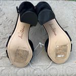 Sam Edelman Yancy Block Heel Ankle Strap Sandals Black Suede Size 6.5 NWOB Photo 4