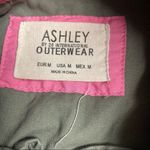 Ashley Outerwear  Women’s Army Green Vest‎ Size Medium  Zipper Closure Photo 5