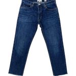 RE/DONE REDONE Originals High Rise Straight Leg Crop Jeans Dark Wash Denim Size 27 Photo 2