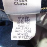 NWT Mother Hustler Ankle Fray in Home Movies High Rise Boot Crop Jeans 31 Blue Photo 6