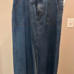 Denim Maxi Skirt Size M Photo 2