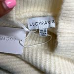 Lucy Paris NWT  m wool blend Cozy Cream long sleeve Sweater Photo 2