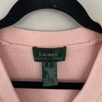 Ralph Lauren Lauren Pink Cotton Knit Cardigan Sweater (M) Photo 1