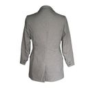 The Limited  Gray 3/4 Sleeve Single Button Blazer Jacket Career Work Office Sz S Photo 10