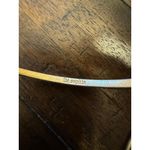 Lia Sophia 3 Vintage signed  rhinestones washed goldtone metal bracelets bangles Photo 7