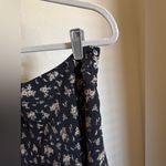 Jones New York Jones NY Floral Silk Midi Skirt Sz 8 Ditsy Black Flowy Photo 3