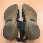 Josef Seibel Leather Peep Toe Sandals Gray Size 10 Photo 6