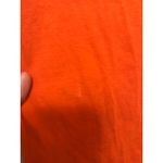 PINK - Victoria's Secret  Orange Pocket Tee Shirt Womens Size S Dog Logo Photo 4