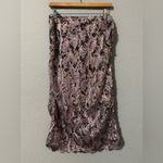 ZARA Metallic Multicolored Luxury Sequin High Waisted Skirt Scalloped Hem Sz S Photo 7