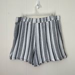 Time And Tru  Elastic Waist Pull On Shorts Linen Rayon Women’s Size L 12-14 Photo 1