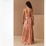 Hutch Anthropologie  Size M Alden Wrap Maxi Dress Blush Burnout Photo 1