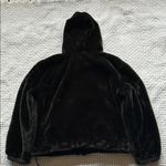 Cozy Black Fleece Hoodie Photo 3