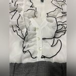 A Byer A. Byer black and white dress with belt. Size 7. Photo 1