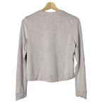 Gymshark Light Marled Pink Crewneck Long Sleeve Cropped Pullover S Photo 1