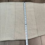 Rachel Zoe  Crochet Bodycon Maxi‎ Dress Metallic Tan Size Large Photo 10