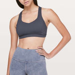Lululemon Free To Be Serene Bra in Blue Photo 0