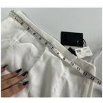 NBD REVOLVE Skirt Women X Small White Glam Cutout Straight Solid Zip Pencil Mini Photo 8