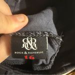 Rock & Republic Black Patterned Jeggings Photo 4