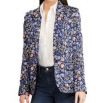 Ralph Lauren Lauren  Floral Satin Single Button Blazer Size 4 Photo 1