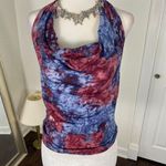 Vixen Vintage Early 2000's Fairy Grunge Purple Blue Tie Dye Crop Halter Top L Size L Photo 2
