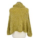 Free People  BFF Sweater Cowl Neck Textured Oversized Quince Yellow Green Size XS Photo 6