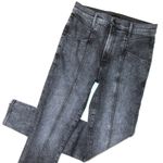 NWT Mother Seamed Swooner Skimp in Train Stops Stretch Skinny Jeans 28 Black Photo 1