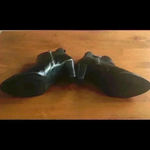 Adrienne Vittadini  Black Leather Booties Size 8 Photo 10