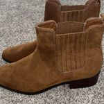 a.n.a  womens Tan Suede ankle Boots Photo 2