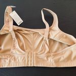 Deyllo Women’s Sports Bra High Impact Wireless Bra Full Coverage Plus Size Bra Non Padded Yoga Bras Tan Photo 8