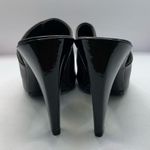 Diane Von Furstenberg  heels flip flop open toe Women's Brown  9M Made in Italy Photo 4