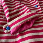 ZARA Basic Single Button Striped Blazer Pink & Tan Size: Small Photo 5