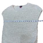 Vince Camuto ‎ Ivory Gold Fuzzy Sweater Poncho XS Photo 7