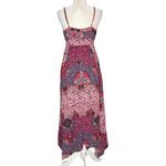 American Eagle  Midi Dress M Patchwork Boho Festival Cottagecore Asymmetrical Photo 3