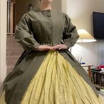 Victorian riding costume set Green Size L Photo 7