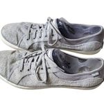 Keds Champion Women 9 Shoes Gray White Casual Canvas Low Top Sneakers Lace Up Photo 5