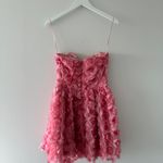 Dress the Population Pink Sasha Rosette Mini Dress Photo 9