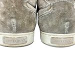 Jimmy Choo Ny Velvet Sneakers In Moonstone Grey Size 6.5 Photo 7