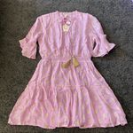 Raga Revolve  metallic dot tassel tie front Dress Photo 0