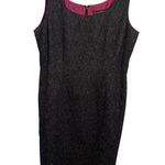 Jessica Howard Sleeveless Sheath Dress Charcoal Gray 14 Photo 0