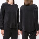 Alala Revolve Curved Hem Knit Jumper Sweatshirt in Black Photo 11