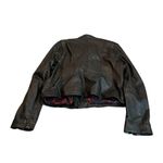Black Rivet  leather motorcycle jacket Photo 3