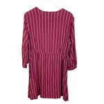 Old Navy  Waist-Defined Keyhole Neckline Long Sleeve Knee Length Dress LG Petite Photo 3