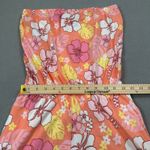 Forever 21  Floral Jumpsuit Romper S Pink Womens Strapless Sleeveless Pockets NWT Photo 4