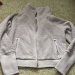 Athleta  Women's Teddy Jacket in Light Purple cropped Photo 0